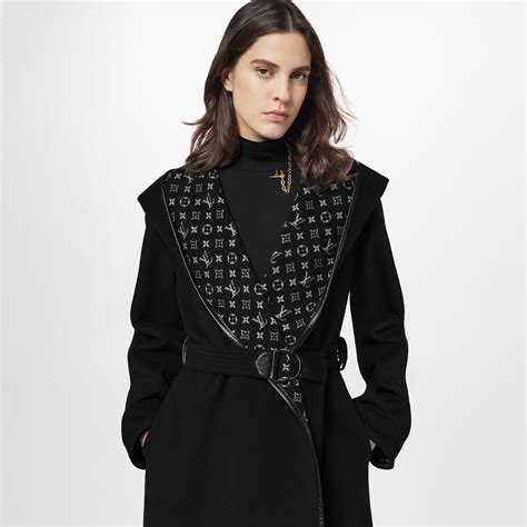 louis vuitton hooded wrap coat price|louis vuitton reflective.